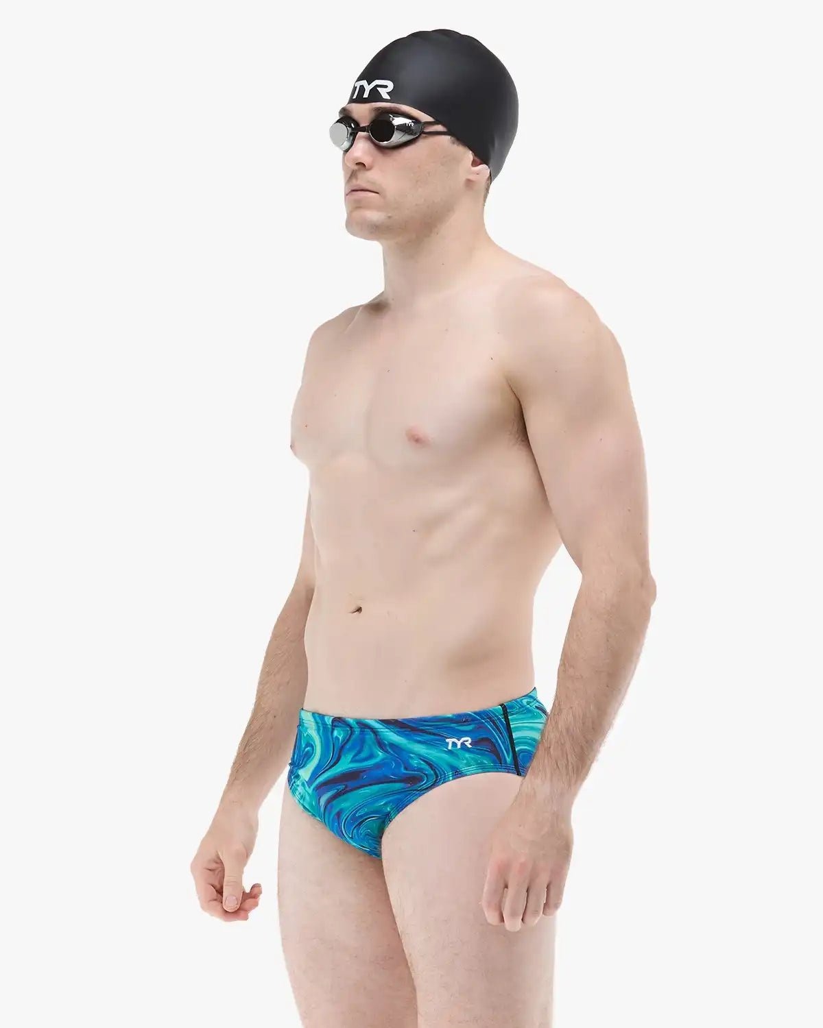 TYR Men's Olea Durafast Elite Swim Briefs  Swimming Briefs for Men  Tyr