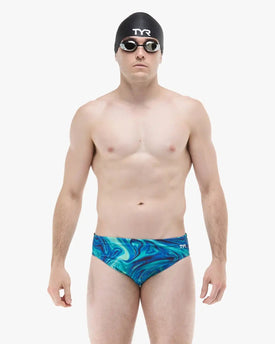 TYR Men's Olea Durafast Elite Swim Briefs  Swimming Briefs for Men  Tyr