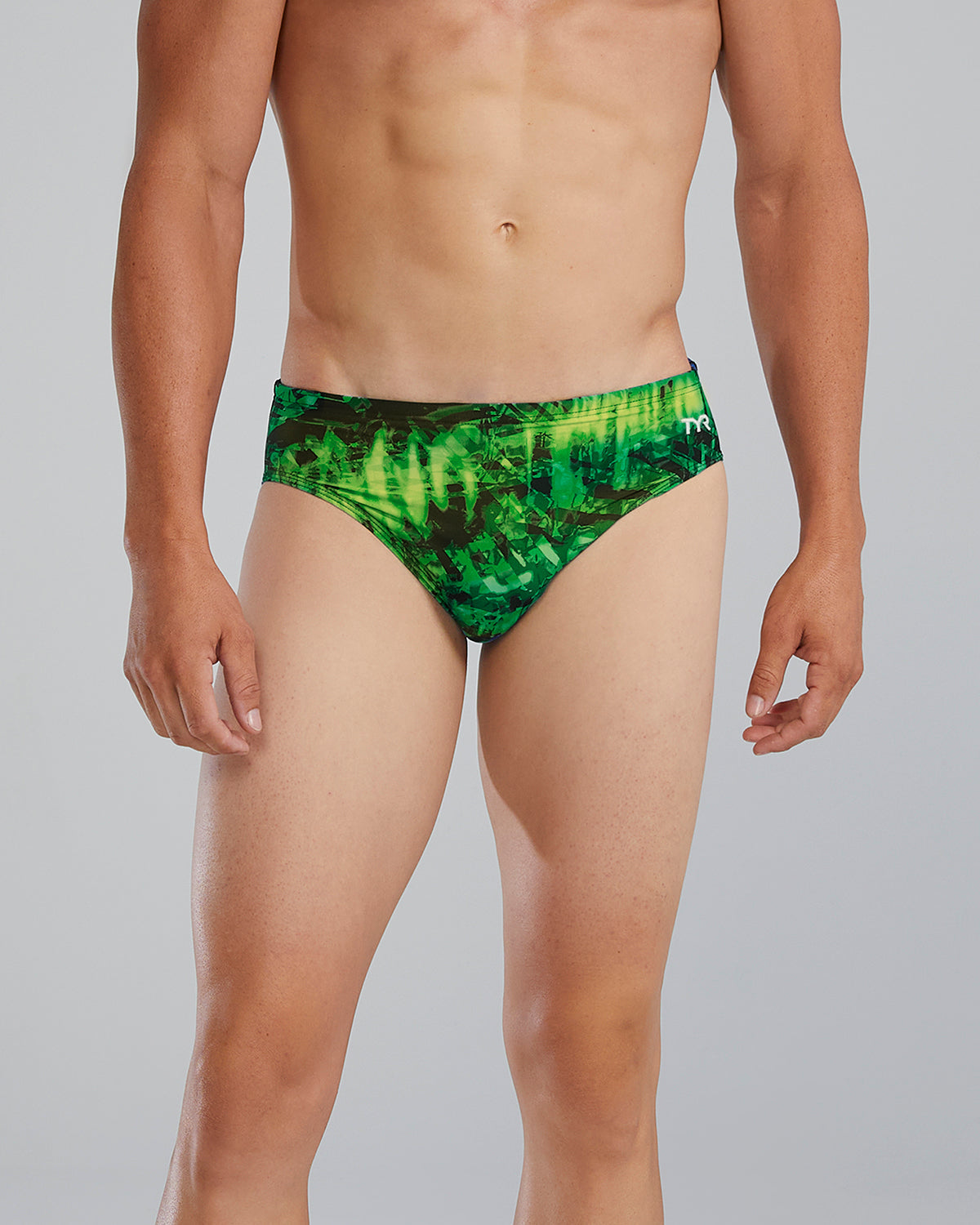 TYR Men's Durafast Lite Brief Swimsuit - Seismo  Swimming Briefs for Men  Tyr