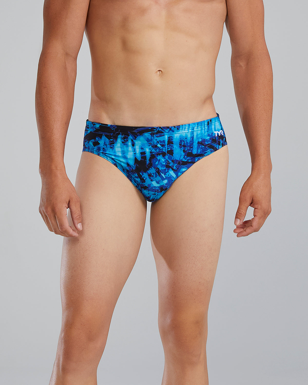 TYR Men's Durafast Lite Brief Swimsuit - Seismo  Swimming Briefs for Men  Tyr