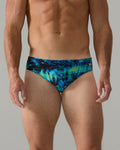 TYR Men's Durafast Lite Brief Swimsuit - Seismo  Swimming Briefs for Men  Tyr