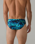 TYR Men's Durafast Lite Brief Swimsuit - Seismo  Swimming Briefs for Men  Tyr