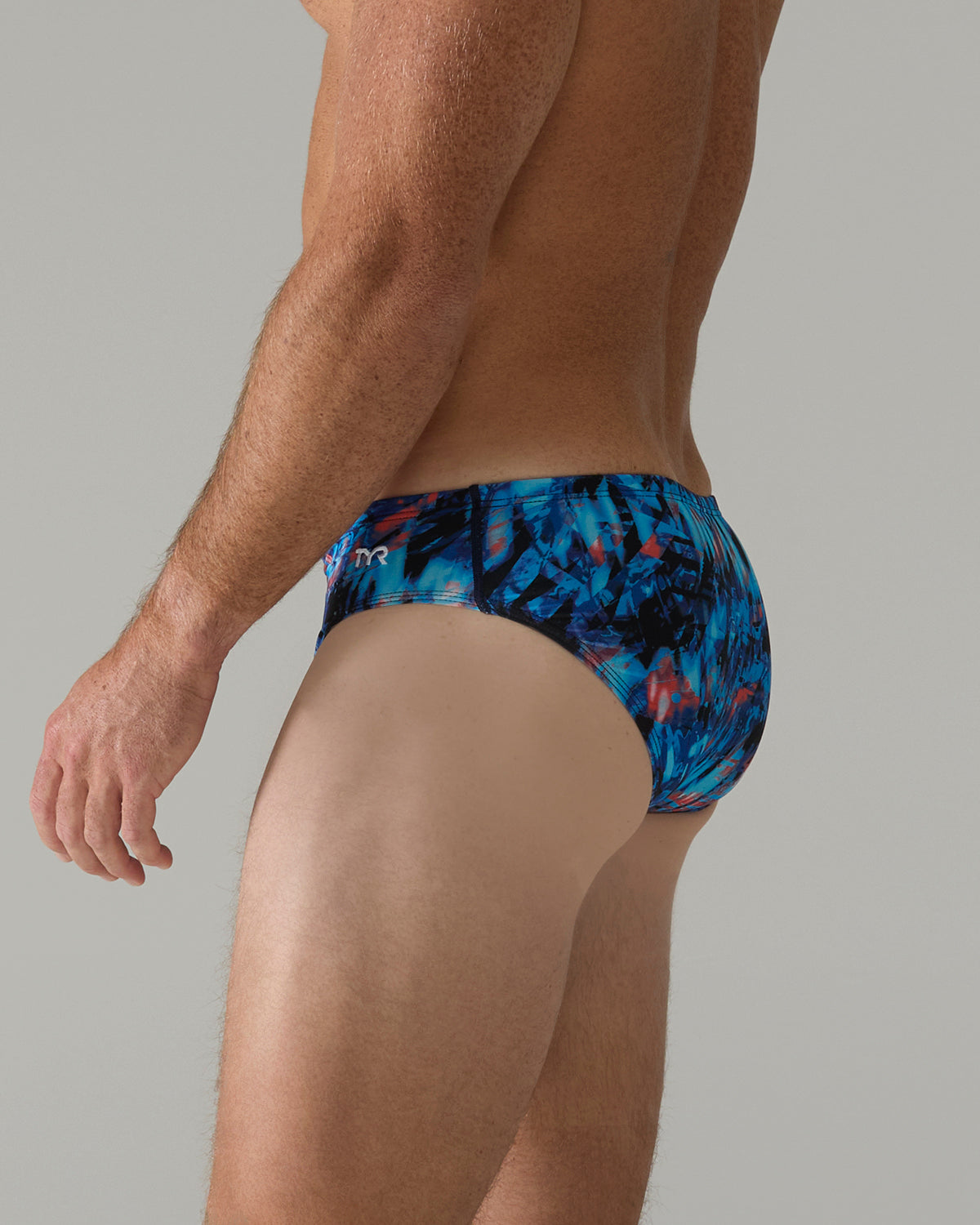 TYR Men's Durafast Lite Brief Swimsuit - Seismo  Swimming Briefs for Men  Tyr