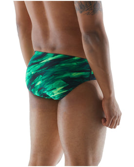 TYR Men's Performance Vitric Men's Racer  Swimming Briefs for Men  Tyr