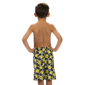 Little Dolfin Boys SmileyWorld On Swim Trunks  Boys Swim Trunk  Dolfin