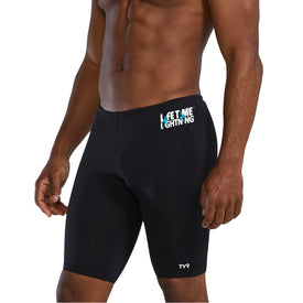 LT Tyr Durafast Elite Solid Jammer Male  Swim Jammers  Tyr