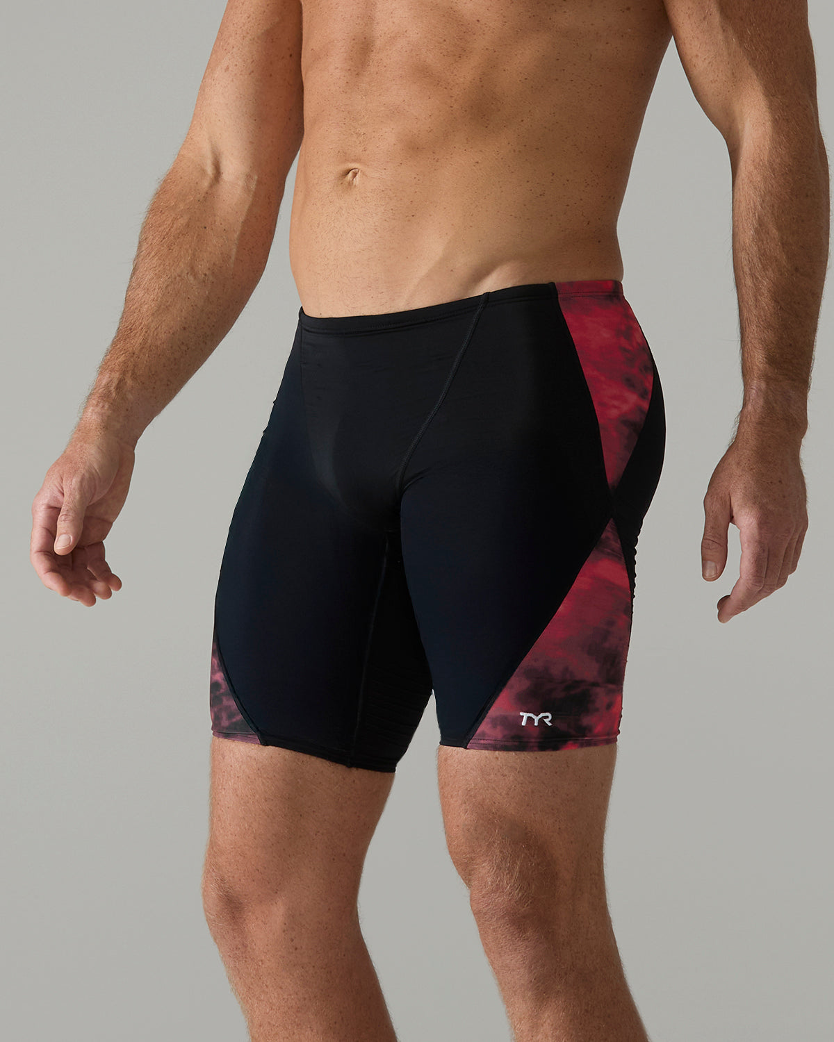 TYR Men's Durafast Lite Blade Splice Jammer Swimsuit - Miasma  Swim Jammers  Tyr