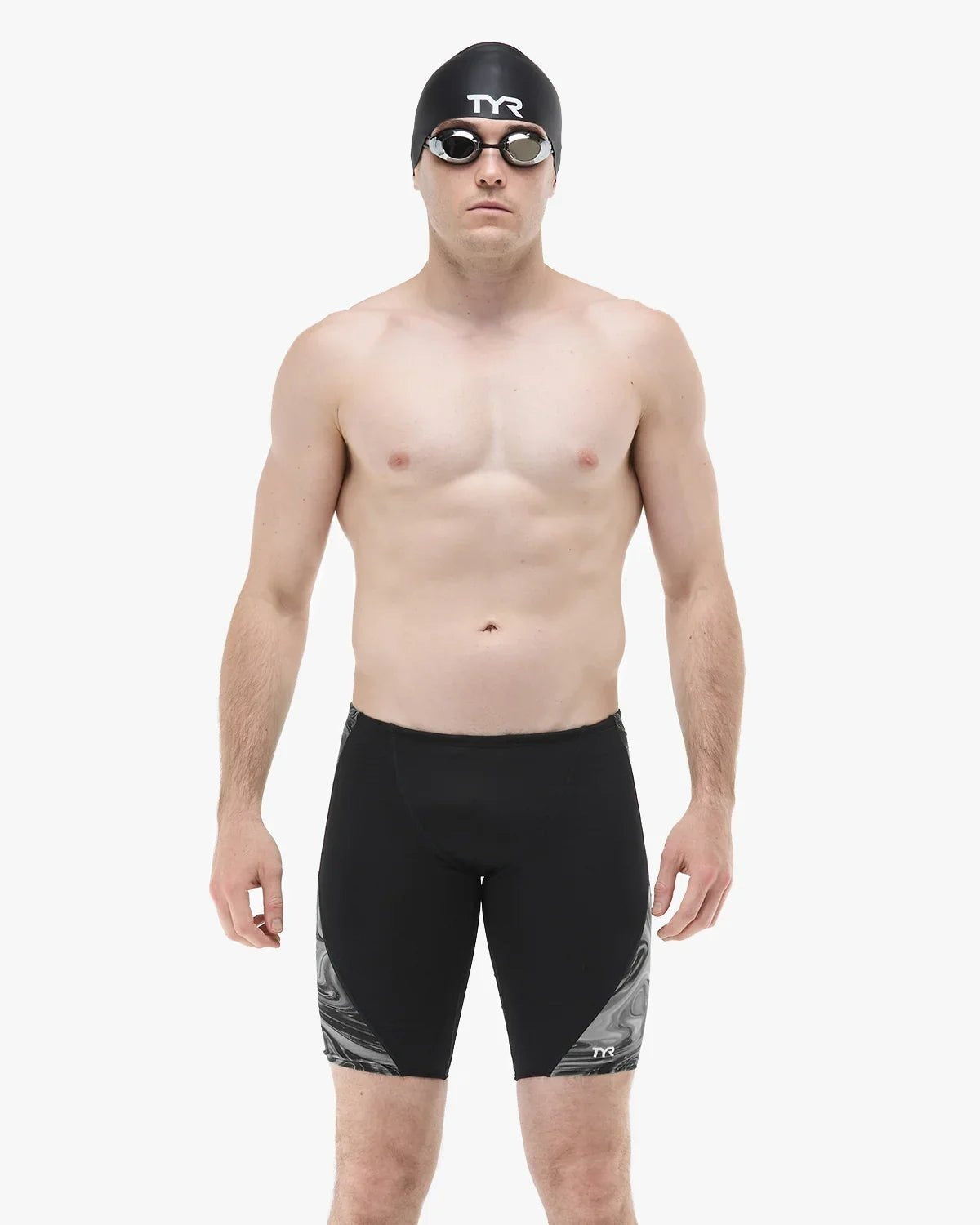 TYR Men's Olea Durafast Elite Blade Splice Swim Jammer  Swim Jammers  Tyr