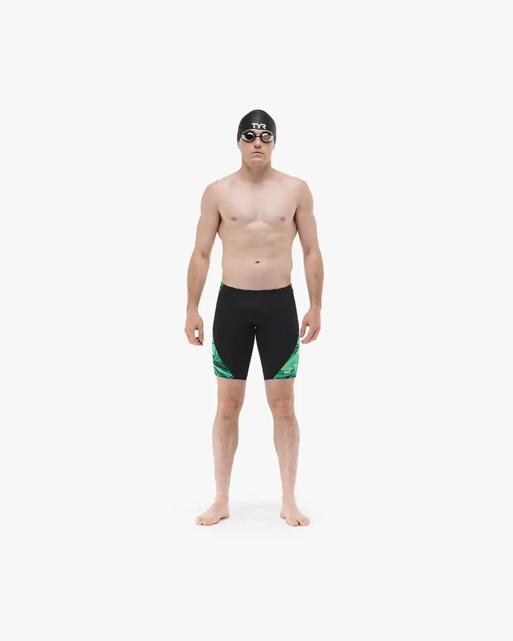 TYR Men's Olea Durafast Elite Blade Splice Swim Jammer  Swim Jammers  Tyr