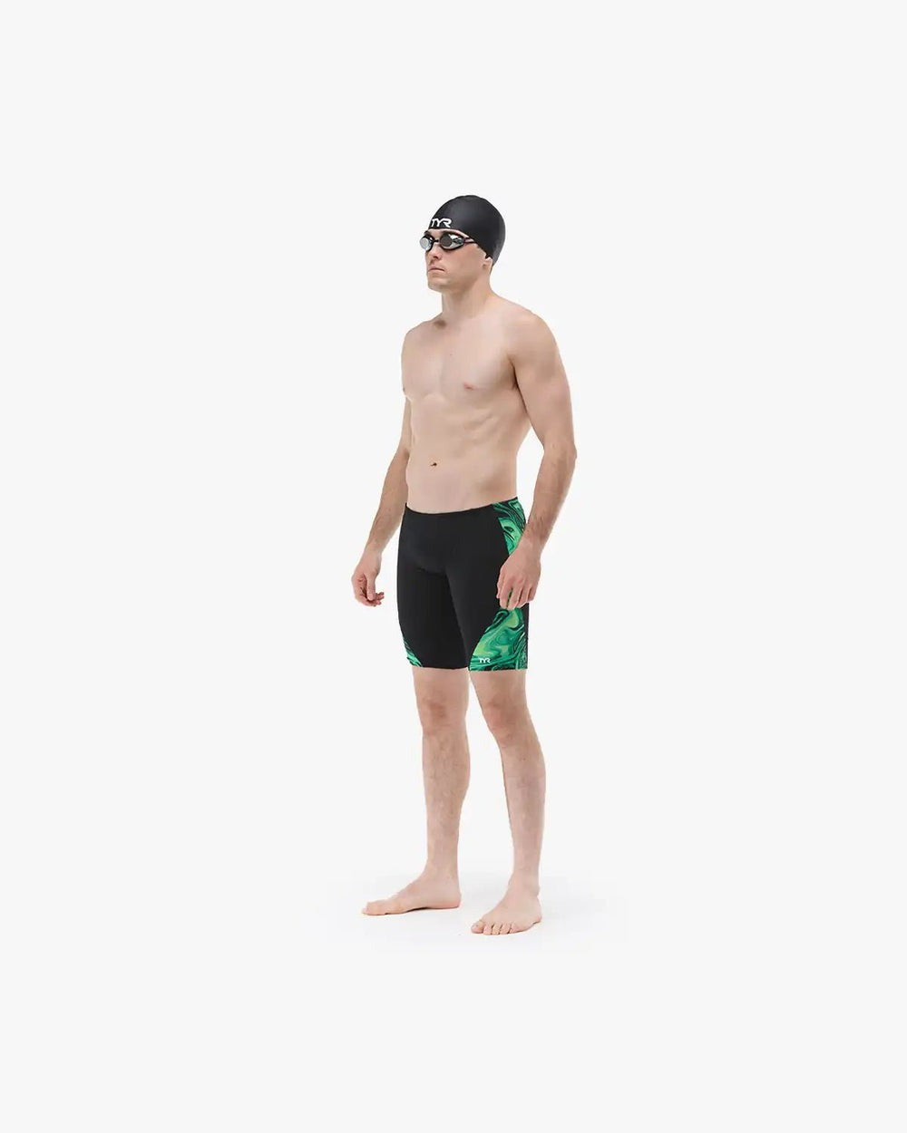 TYR Men's Olea Durafast Elite Blade Splice Swim Jammer  Swim Jammers  Tyr