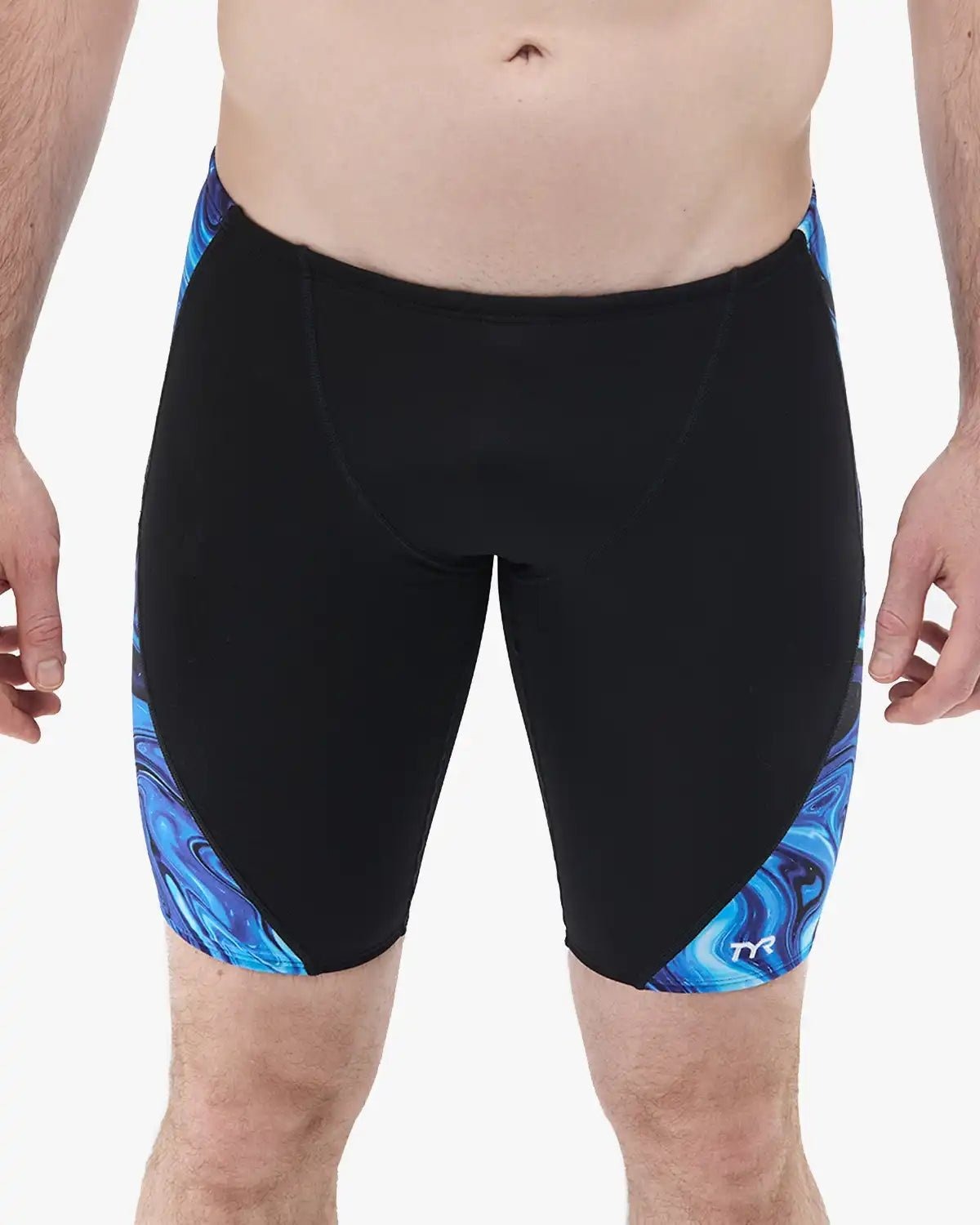 TYR Men's Olea Durafast Elite Blade Splice Swim Jammer  Swim Jammers  Tyr