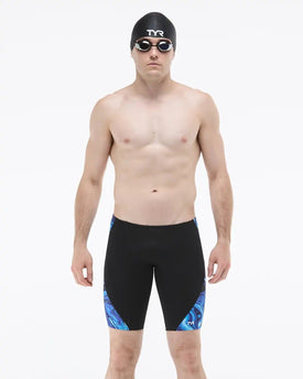 TYR Men's Olea Durafast Elite Blade Splice Swim Jammer  Swim Jammers  Tyr