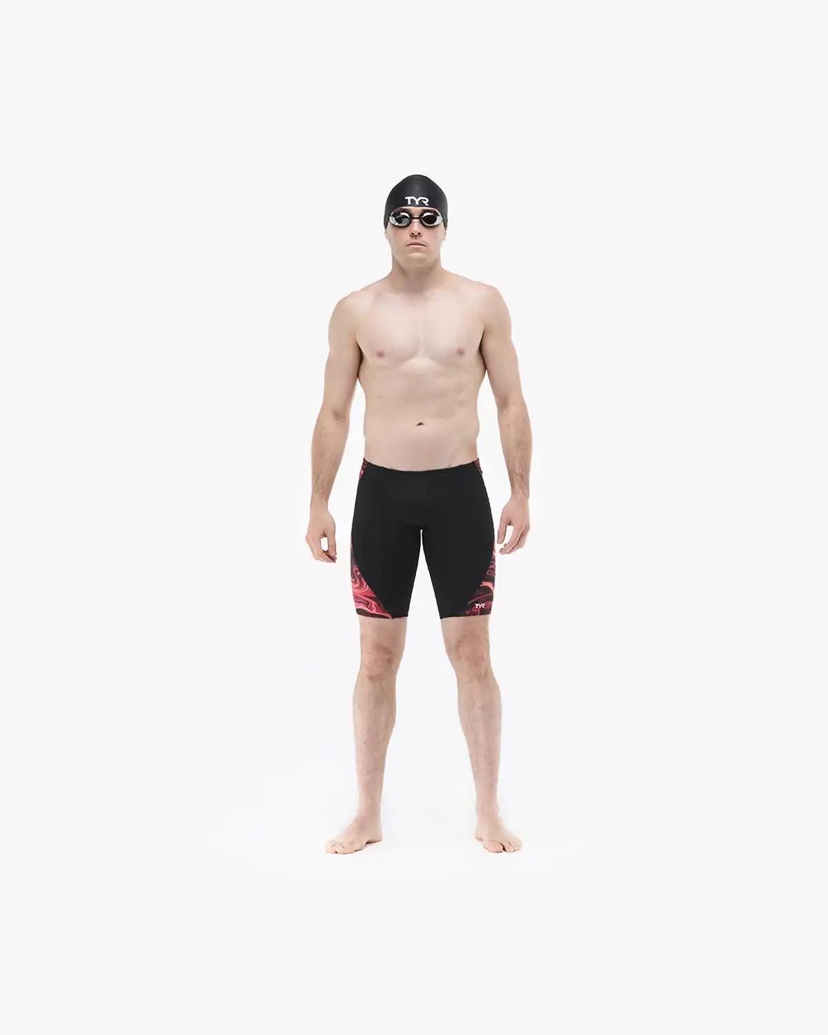 TYR Men's Olea Durafast Elite Blade Splice Swim Jammer  Swim Jammers  Tyr