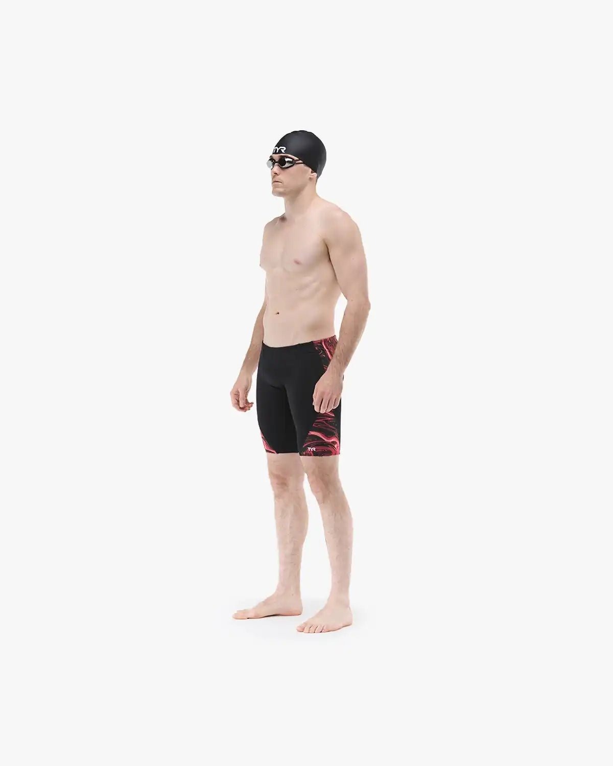 TYR Men's Olea Durafast Elite Blade Splice Swim Jammer  Swim Jammers  Tyr