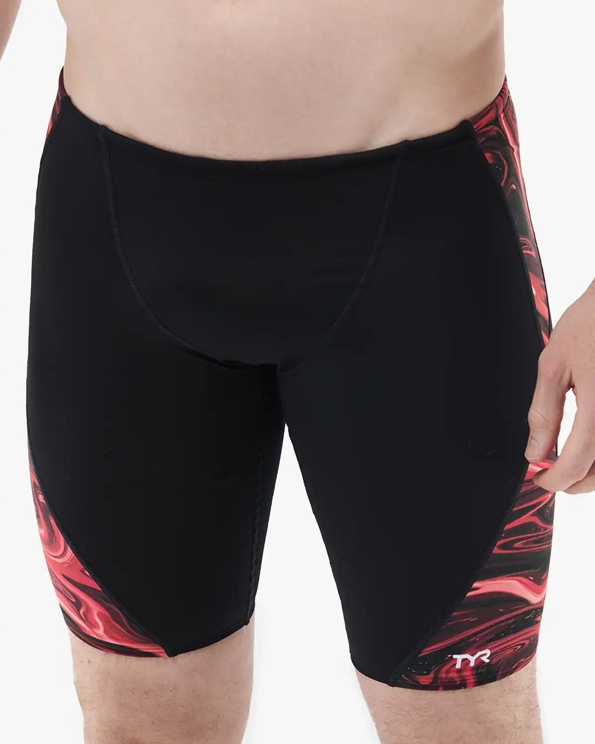 TYR Men's Olea Durafast Elite Blade Splice Swim Jammer  Swim Jammers  Tyr