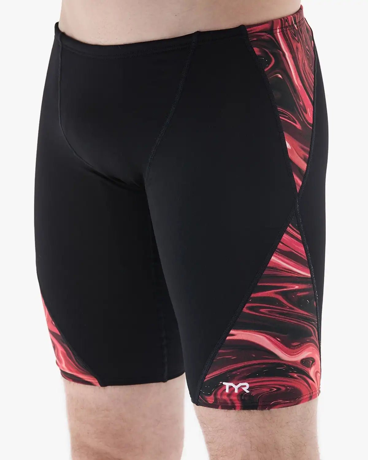 TYR Men's Olea Durafast Elite Blade Splice Swim Jammer  Swim Jammers  Tyr