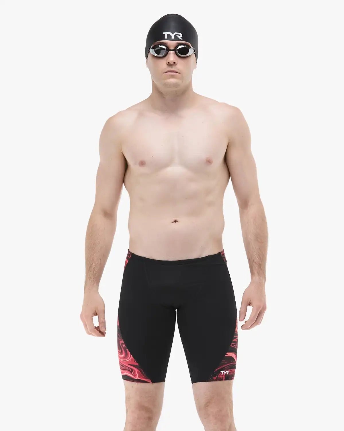 TYR Men's Olea Durafast Elite Blade Splice Swim Jammer  Swim Jammers  Tyr