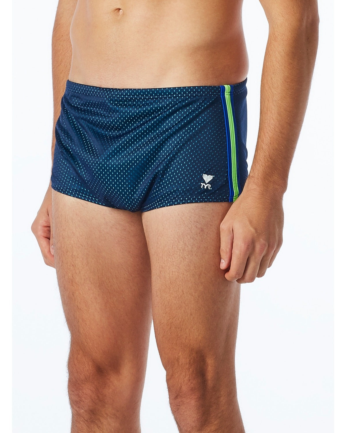 Zwempak Zwemmen Heren Boksermodel Donkerblauw