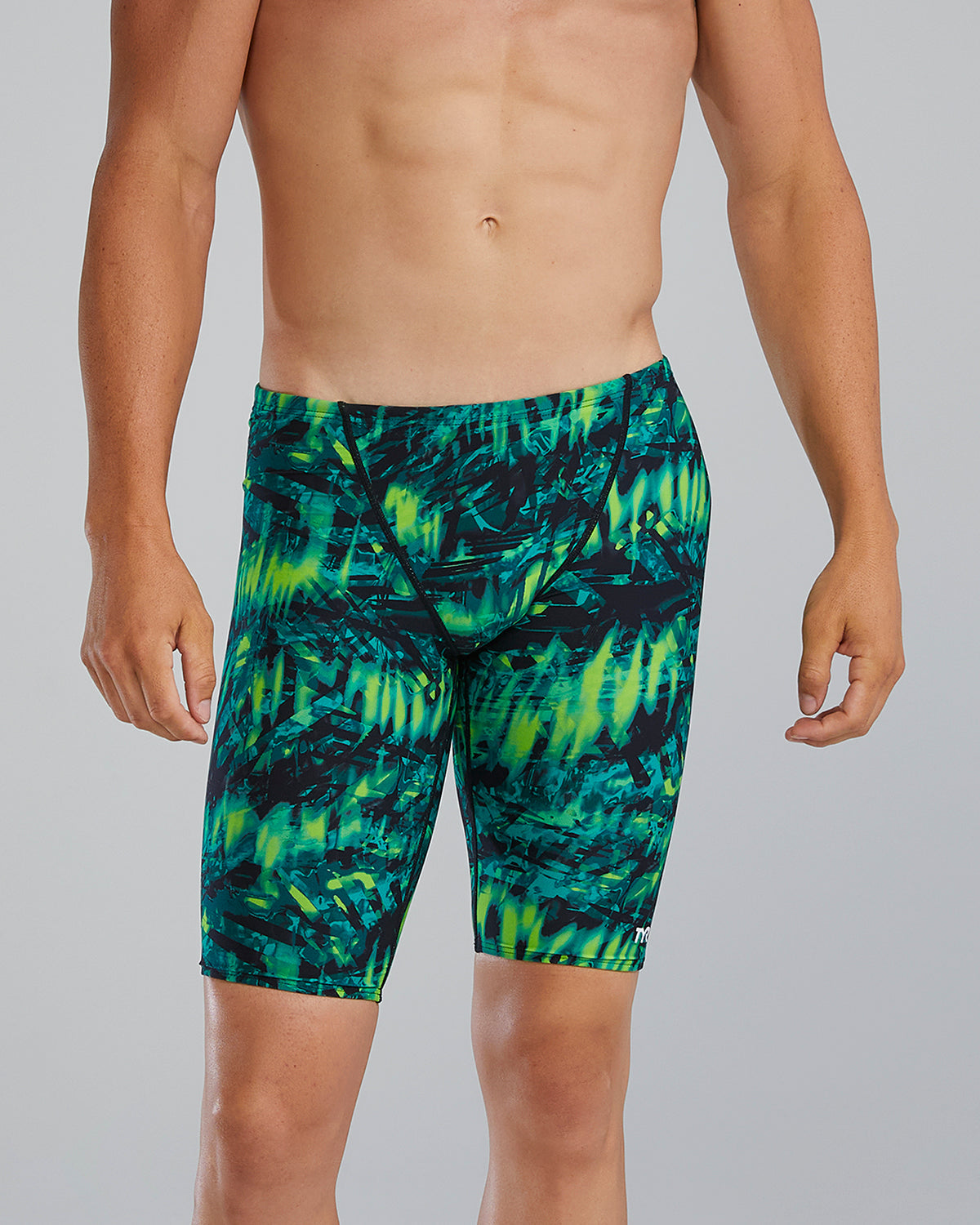 TYR Men's Durafast Lite Jammer Swimsuit - Seismo  Swim Jammers  Tyr