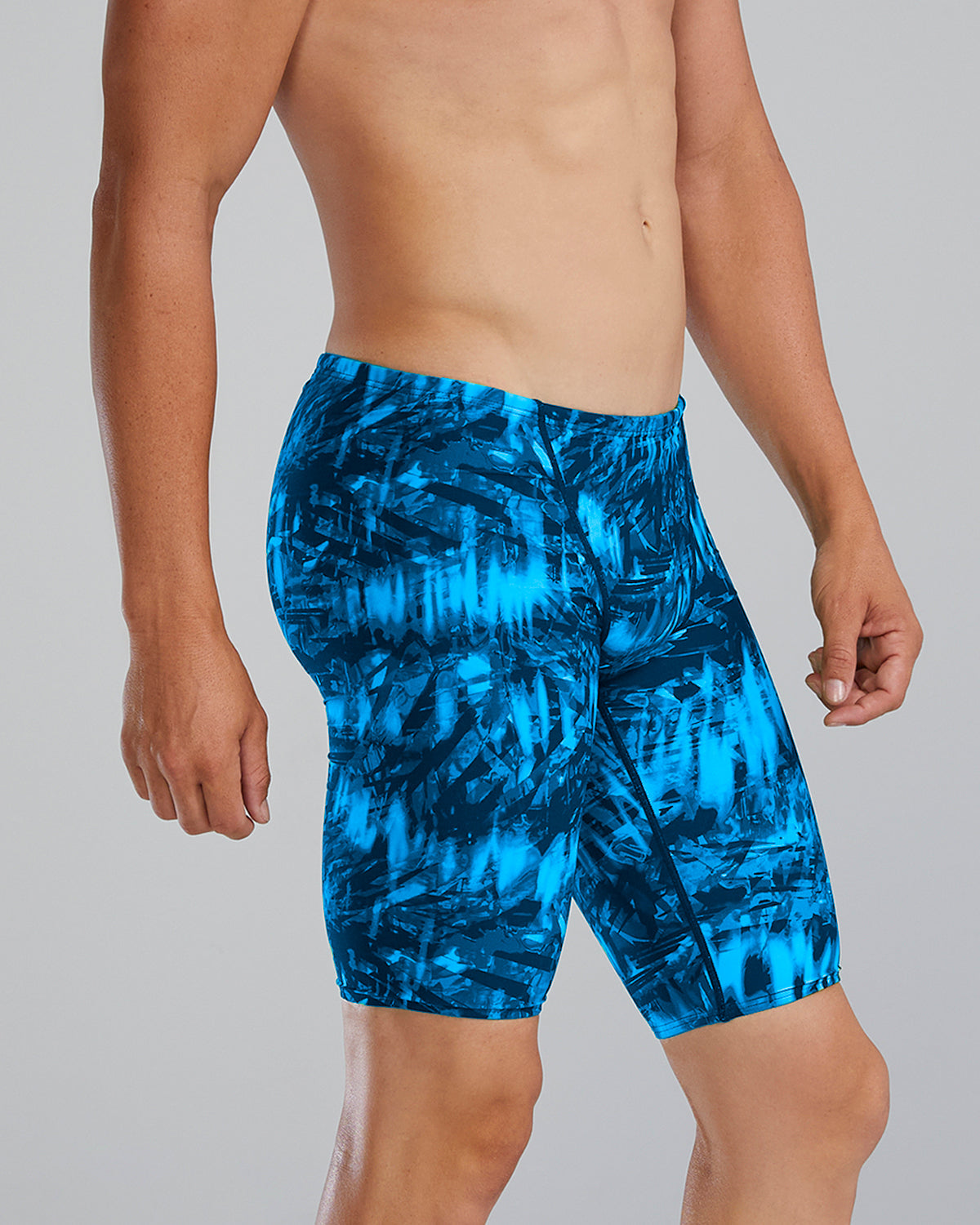TYR Men's Durafast Lite Jammer Swimsuit - Seismo  Swim Jammers  Tyr