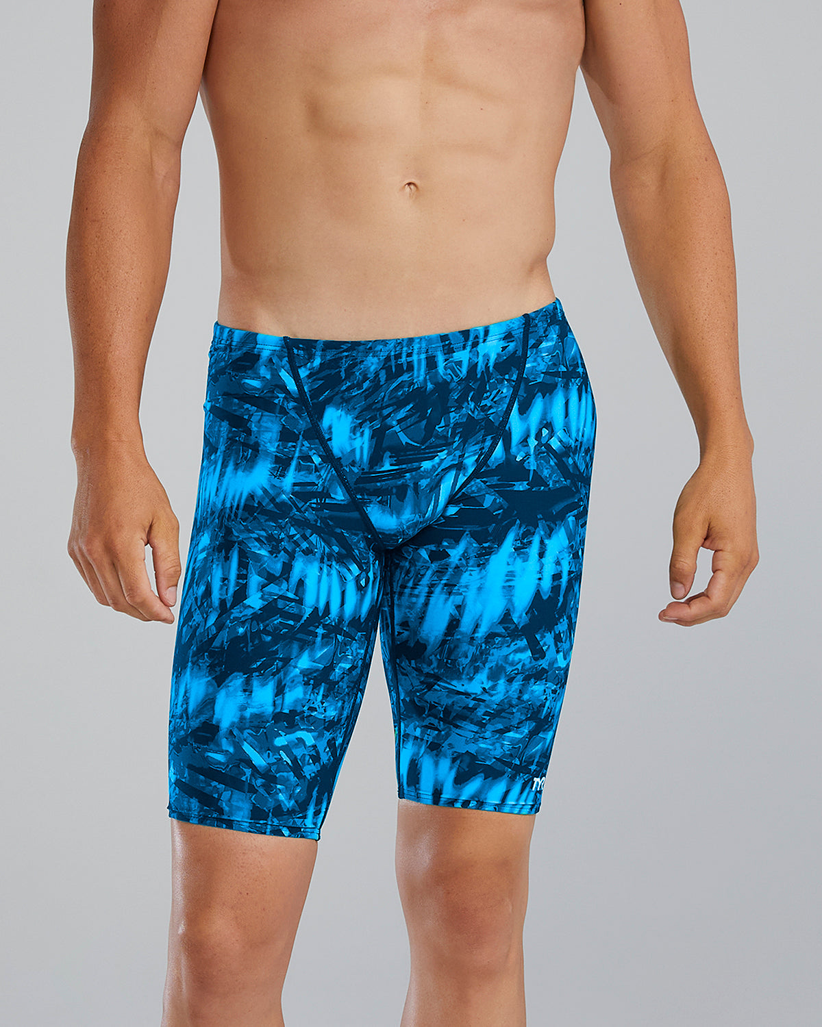 TYR Men's Durafast Lite Jammer Swimsuit - Seismo  Swim Jammers  Tyr