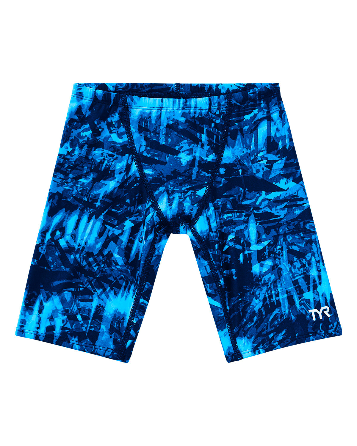 TYR Youth Boy Jammer- Durafast Lite - Seismo  Boys Swim Jammer  Tyr
