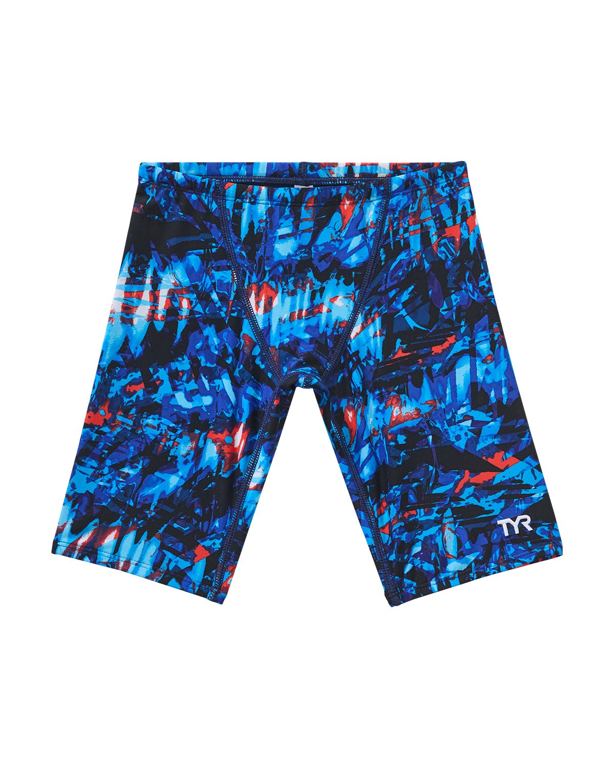 TYR Youth Boy Jammer- Durafast Lite - Seismo  Boys Swim Jammer  Tyr