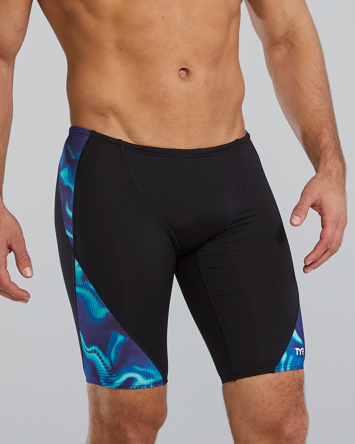 TYR Durafast Elite Men's Jammer Swimsuit - Waveform  Swim Jammers  Tyr