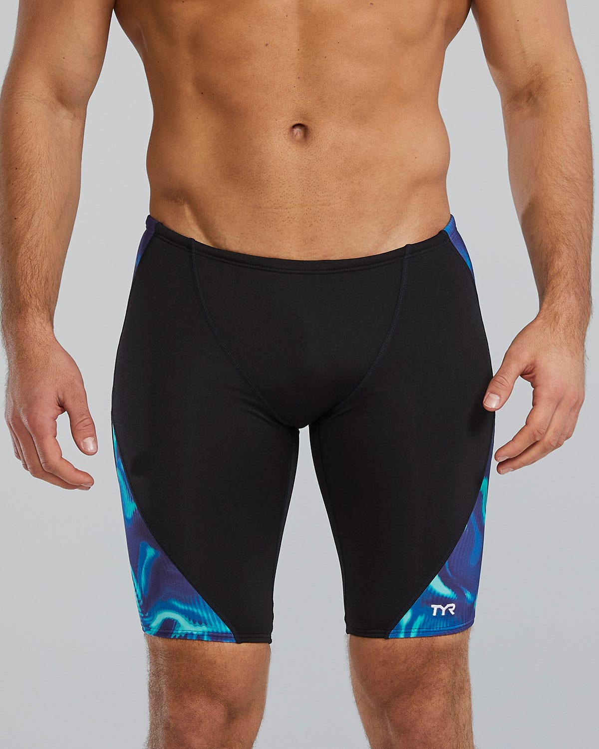 TYR Durafast Elite Men's Jammer Swimsuit - Waveform  Swim Jammers  Tyr