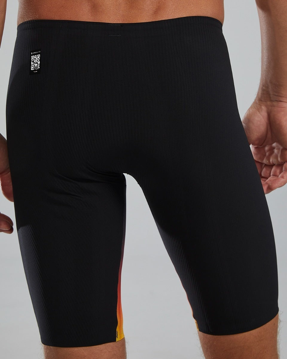 TYR Men's Shockwave High-Waist Jammer Swimsuit - Fury  Swim Jammers  Tyr