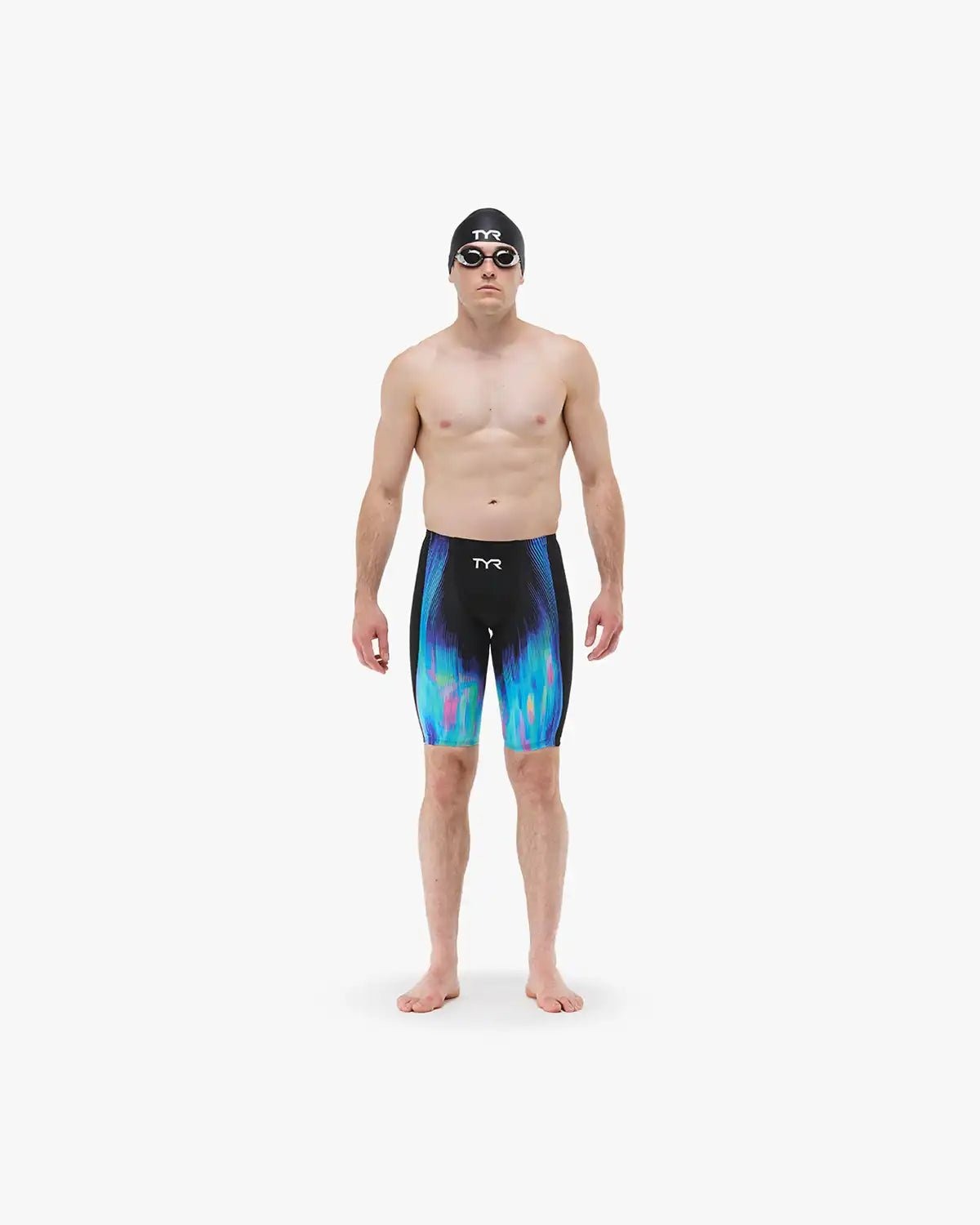 TYR Men's Reflexion Shockwave High Waist Jammer Tech Suit  Technical Jammer  Tyr