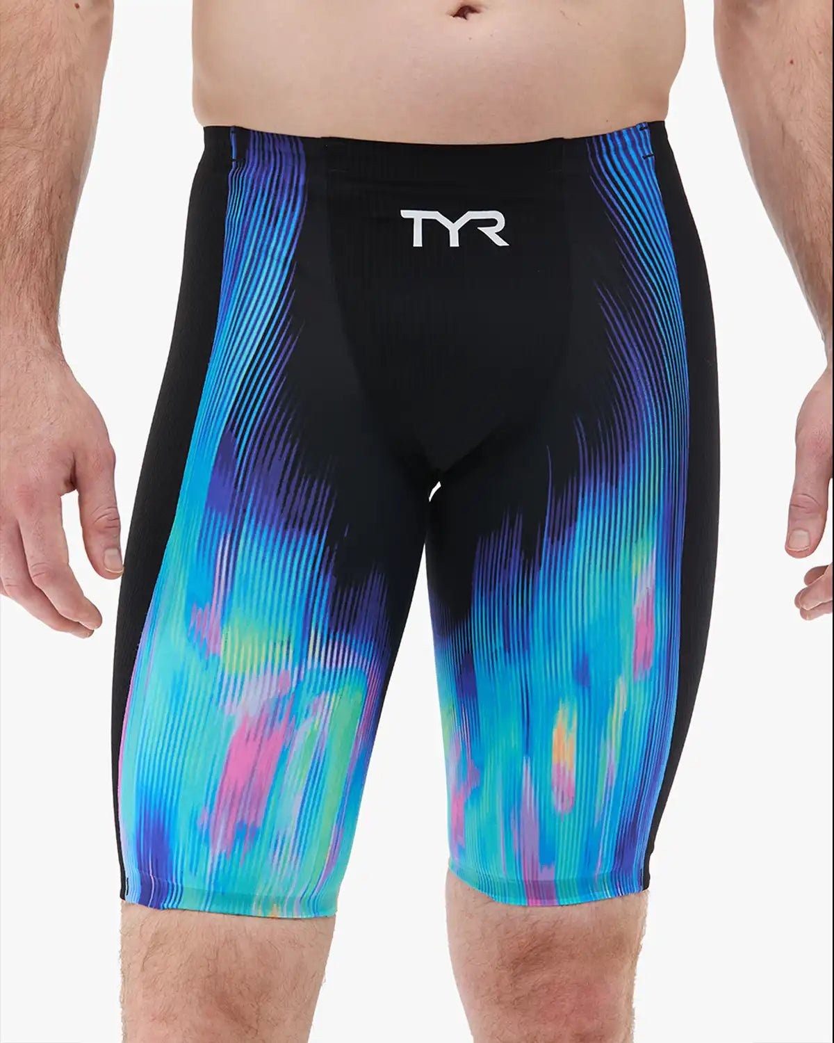 TYR Men's Reflexion Shockwave High Waist Jammer Tech Suit  Technical Jammer  Tyr