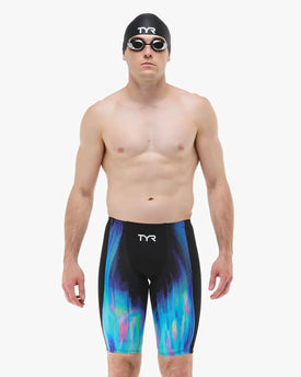 TYR Men's Reflexion Shockwave High Waist Jammer Tech Suit  Technical Jammer  Tyr