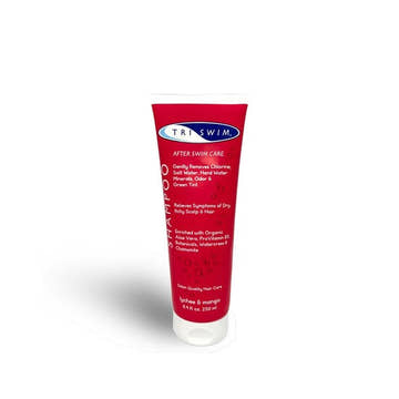 Limited Edition TRISWIM Chlorine Removal Shampoo 8.5oz | lychee & mango  Swimmers' Shampoos and Conditioners  SBR Sports