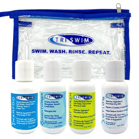 TRISWIM Shot Set in Travel Bag  Swimmers' Shampoos and Conditioners  SBR Sports