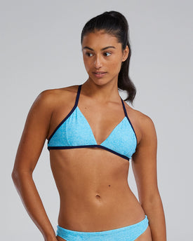 TYR Women's Standard Triangle Tieback Bikini Top - Lap  Bikini Top  Tyr