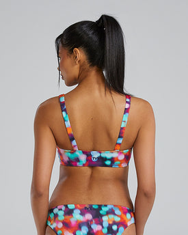TYR Women's Kelly Square Neck Top - PRISMATIC DAYSTAR  Bikini Top  Tyr