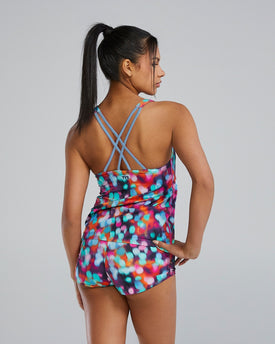 TYR Women's Jojo Tank - Prismatic Daystar  Women's Tankini Top  Tyr