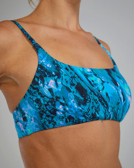 TYR Women's Nia Scoop Neck Swim Top - Prismatic