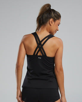 TYR Women Square Neck Tankini SOL  Women's Tankini Top  Tyr