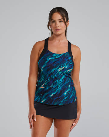 TYR Women's Durafast Elite Square Neck Tankini - Impression