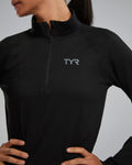 WWJ Tyr Women's SLS Long Sleeve 1/4 Zip- Solid  Sweatshirt  Tyr
