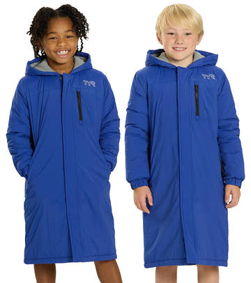 TYR Youth Unisex Hydrosphere Alliance Kid's Parkas  Swim Parkas  Tyr
