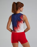 Tyr Women Large Logo Croptank USA  Tops  Tyr