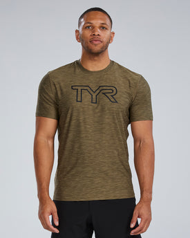 Tyr Airtec Men's Logo Tee - Solid / Heather  Shirts  Tyr