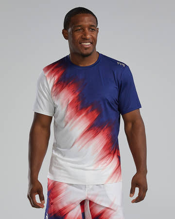 Tyr Men Climadry Short Sleeve Tremor  Shirts  Tyr