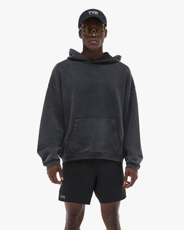 TYR Men's Vintage Wash Oversized Hoodie – Premium Casual Activewear