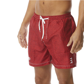 TYR Men's Guard Tahoe Atlantic Swim Short  Men's Lifeguard Shorts  Tyr