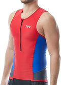 TYR Men's Triathalon Top Competitor Singlet  Men's Tank Tops  Tyr