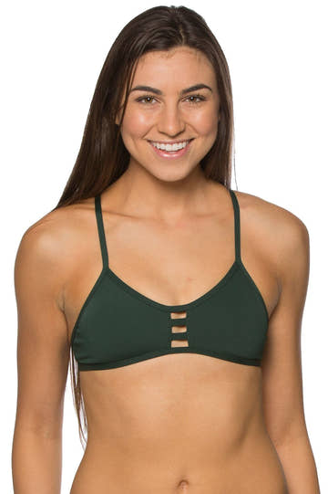 Jolyn Women's Team Tomcat Solid Bikini Top